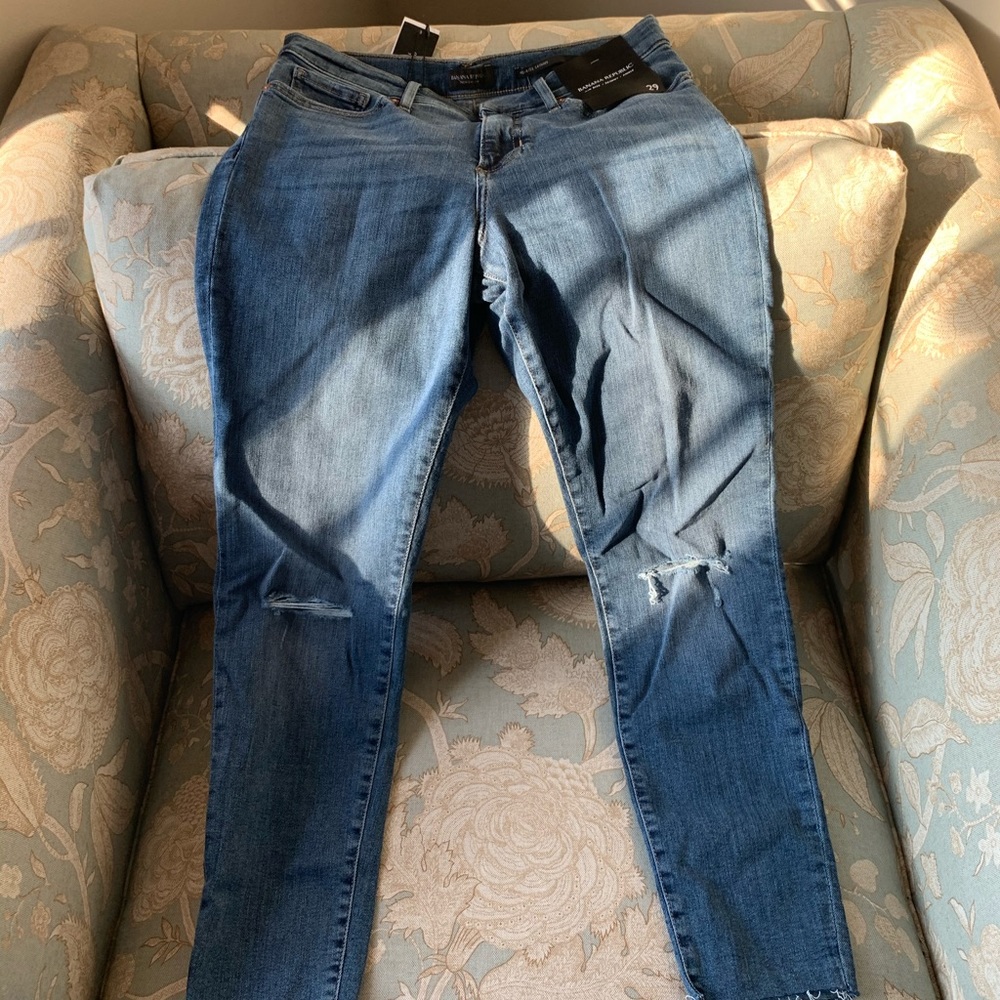 Banana Republic Mid Ride Skinny Ankle Jeans - 29